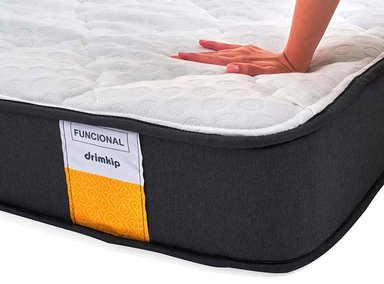 JUEGO DE DORMITORIO DRIMKIP CAMA EUROPEA FUNCIONAL 1 PLAZA + RESPALDO - 3