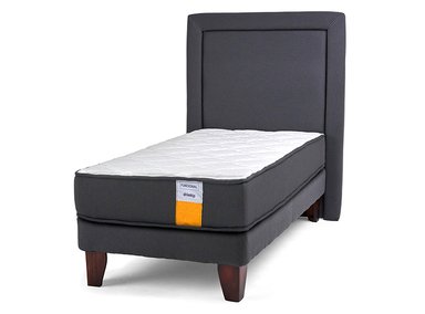 JUEGO DE DORMITORIO DRIMKIP CAMA EUROPEA FUNCIONAL 1 PLAZA + RESPALDO - 1