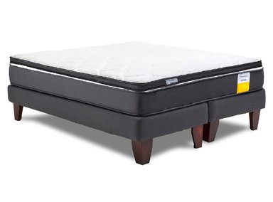 JUEGO DE DORMITORIO DRIMKIP CAMA EUROPEA FUNCIONAL PLUS 2 PLAZAS + TOPPER - 2
