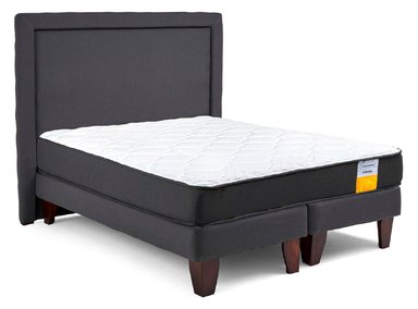 JUEGO DE DORMITORIO DRIMKIP CAMA EUROPEA FUNCIONAL 2 PLAZAS + RESPALDO - 2