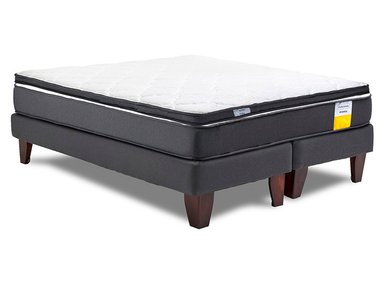 JUEGO DE DORMITORIO DRIMKIP CAMA EUROPEA FUNCIONAL 2 PLAZAS + TOPPER - 2