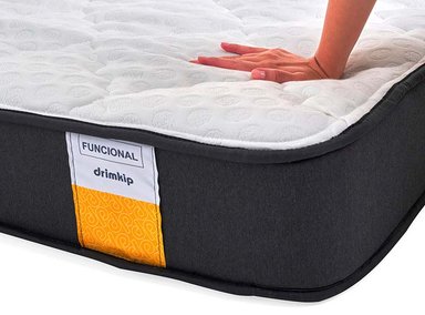 JUEGO DE DORMITORIO DRIMKIP CAMA EUROPEA FUNCIONAL KING + TOPPER - 3