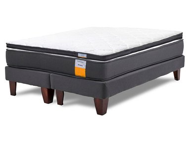 JUEGO DE DORMITORIO DRIMKIP CAMA EUROPEA FUNCIONAL SÚPER KING + TOPPER - 1