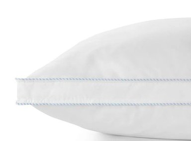SET 2 ALMOHADAS ROSEN FEEL KING 90 X 50 CM ALGODÓN MICROFIBRA BLANCO - 4