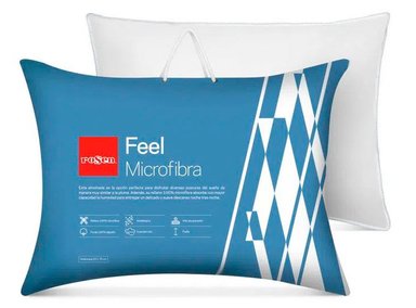 SET 2 ALMOHADAS ROSEN FEEL 70 X 50 CM ALGODÓN MICROFIBRA BLANCO - 2
