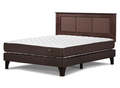 JUEGO DE DORMITORIO ROSEN CAMA EUROPEA ERGO T BN 2 PLAZAS + RESPALDO RACHEL - 2
