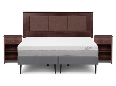 CAMA EUROPEA ROSEN PRATTA BD 2 PLAZAS + SET RACHEL - 1
