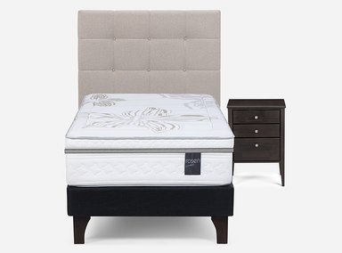 CAMA EUROPEA ROSEN ART4 ART 4 ISSEY NIEBLA 105 X 200 CM - 1