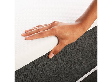 JUEGO DE DORMITORIO CIC CAMA EUROPEA DUBLIN ORTOPEDIC BD 2 PLAZAS + SET GRIS - 7