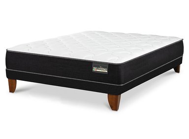 CAMA EUROPEA CIC PLUS BELSOGNO 2 PLAZAS NEGRO - 2