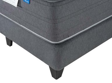 CAMA EUROPEA 2 PLAZAS BLACK BASE DIVIDIDA + RESPALDO ROYAL FLEX - 4