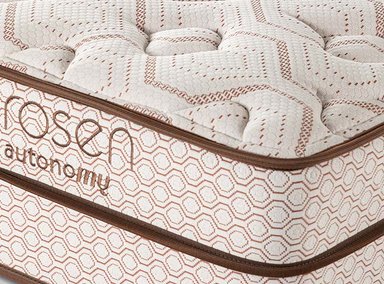 JUEGO DE DORMITORIO ROSEN CAMA EUROPEA AUTONOMY LAND 2 PLAZAS CAFÉ + RESPALDO RACHEL - 6