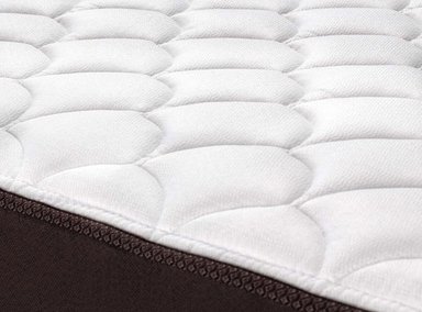 JUEGO DE DORMITORIO ROSEN CAMA EUROPEA ERGO T NEW BN 2 PLAZAS + RESPALDO RACHEL GRIS - 6