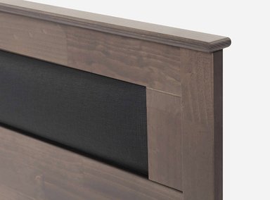 JUEGO DE DORMITORIO ROSEN CAMA EUROPEA ERGO T NEW KING + RESPALDO FERRARA GRIS - 5