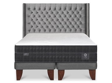 JUEGO DE DORMITORIO CIC CAMA EUROPEA LUX SÚPER KING + RESPALDO SESIA - 1