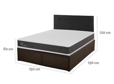 CAMA EUROPEA CIC IRON SMART ORTOPEDIC 2 PLAZAS + RESPALDO - 3