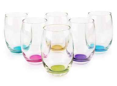 SET VASOS RIPLEY HOME COLOR BAJO X6 - 1