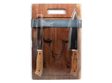 SET WAYU PRM CHUCHILLO + TENEDOR + TABLA - 5