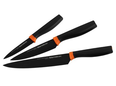 SET CUCHILLOS MARMICOC BLACK 3 PIEZAS - 2