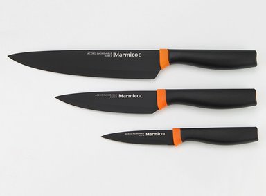 SET CUCHILLOS MARMICOC BLACK 3 PIEZAS - 3