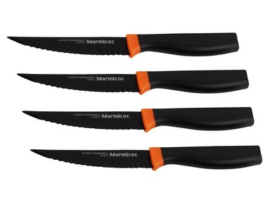 SET CUCHILLOS MARMICOC CARNE BLACK 4 PIEZAS - 2
