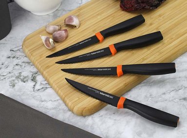 SET CUCHILLOS MARMICOC CARNE BLACK 4 PIEZAS - 7