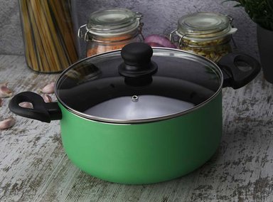 CACEROLA MAGEFESA FORZA 28 CM VERDE MENTA 8.3 L - 5