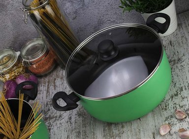 CACEROLA MAGEFESA FORZA 28 CM VERDE MENTA 8.3 L - 7