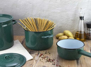 CACEROLA FANTUZZI FUNDO CAZO 16 CM VERDE 1 L - 8
