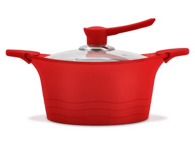 BATERÍA DE COCINA BOHLIER ROJO 6 PIEZAS - 3