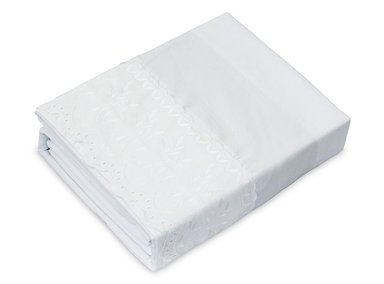 SABANA ANDES MICROFIBRA BRODERIE BLANCO 1.5 PL - 2