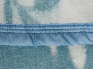 FRAZADA ANDES RAMA JACQUARD 2 PLAZAS 210 X 200 CM CELESTE - 3