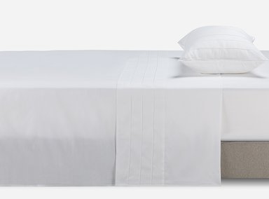 SABANA 300 HILOS LISA BLANCA KING - 1