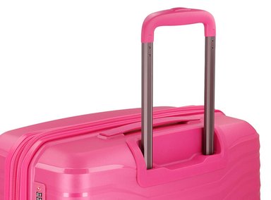 MALETA GRANDE SAXOLINE TITANIUM ROSADO - 10