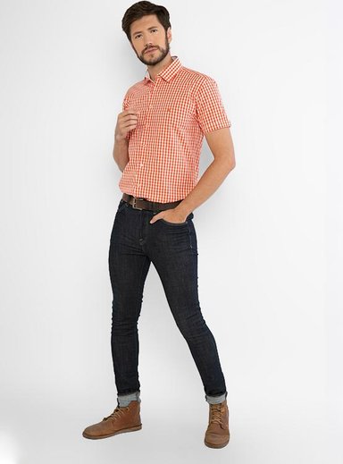CAMISA GIVENCHY MANGA CORTA CASUAL CUADROS - 1