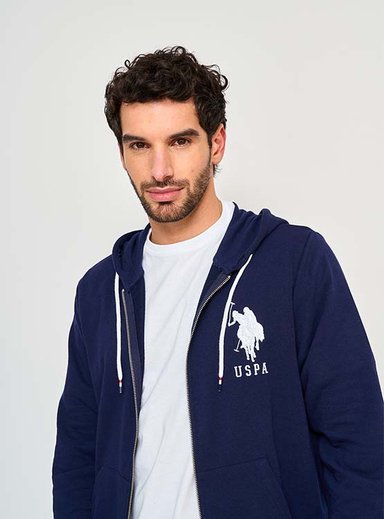 POLERÓN HOMBRE US POLO ASSN FULL ZIPPER - 3
