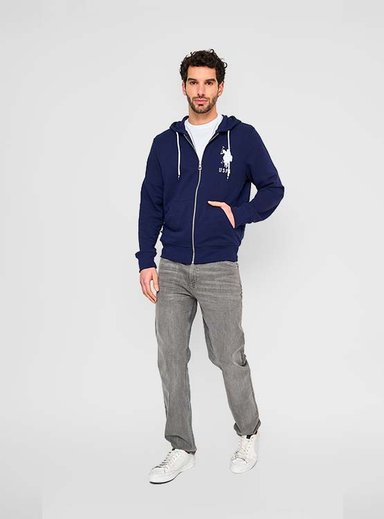 POLERÓN HOMBRE US POLO ASSN FULL ZIPPER - 4