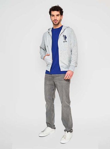 POLERÓN HOMBRE US POLO ASSN FULL ZIPPER - 4