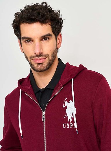 POLERÓN HOMBRE US POLO ASSN FULL ZIPPER - 3
