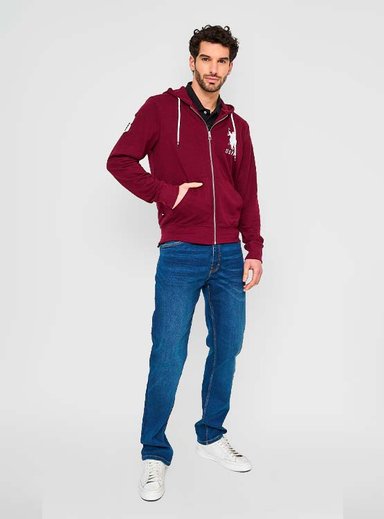 POLERÓN HOMBRE US POLO ASSN FULL ZIPPER - 4
