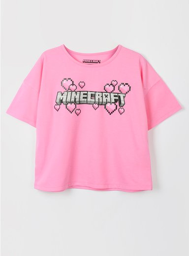 POLERA NIÑA MINECRAFT - 1