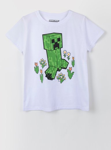 POLERA NIÑA MINECRAFT - 1