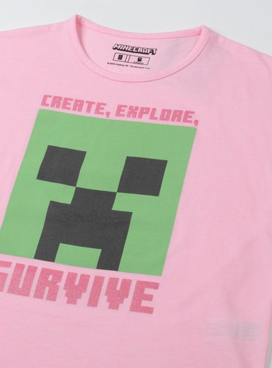 POLERA NIÑA MINECRAFT - 3