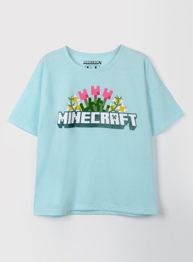 POLERA NIÑA MINECRAFT - 1