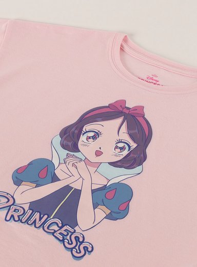 POLERA MANGA CORTA NIÑA PRINCESAS - 3