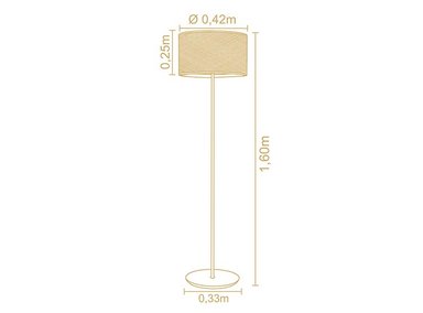 LÁMPARA DE PIE SLIM 3042CT/85 - 3
