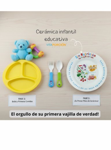 PACK BARIATRICA Y FAMILIA VITA PORCION™ | PLATOS PARA CONTROL DE PORCIONES - 9