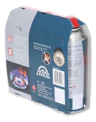PACK GAS DOITE PROPANO BUTANO COCINILLA SOPLETE ENCIMERA 227 - 2