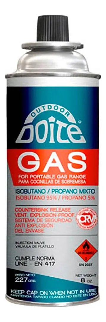 PACK GAS DOITE PROPANO BUTANO COCINILLA SOPLETE ENCIMERA 227 - 3