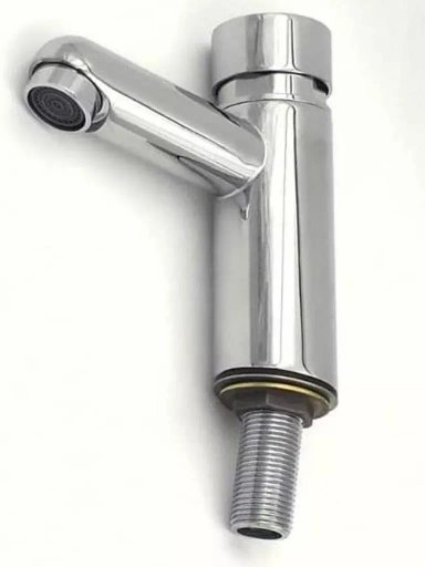 LLAVE LAVAMANOS LAVATORIO TEMPORIZADA CILÍNDRICA TAUMM 6 SEG - 3